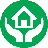 Insurance services icon representing protection, safety, and financial security